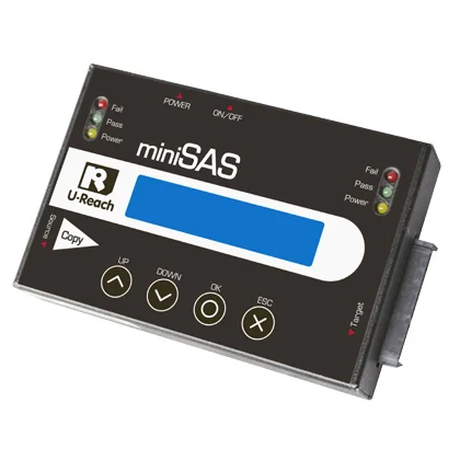 U-Reach SA200 SAS SATA HDD/SSD duplicator/eraser