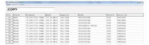 Monitor - high speed professional sata hard drive ssd duplication erasure