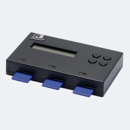 SD microSD portable eraser - u-reach sd312n small portable sd microsd flash memory card duplicator